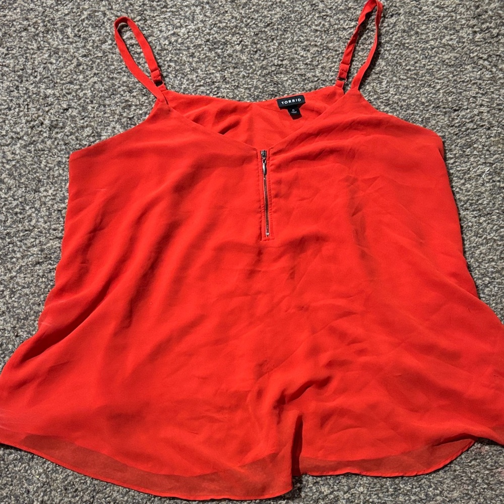 Torrid Fiery Red Camisole Top